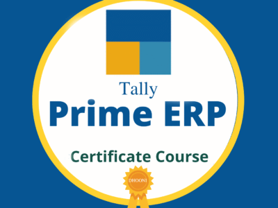 Certificate Course on TALLY PRIME ACCOUNTING